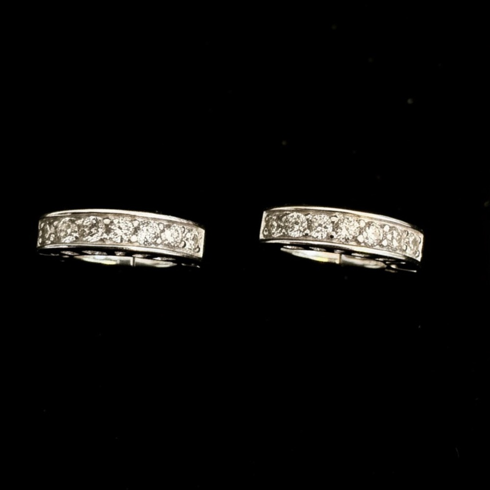 Elegant sterling Silver‎ Hoop Earrings